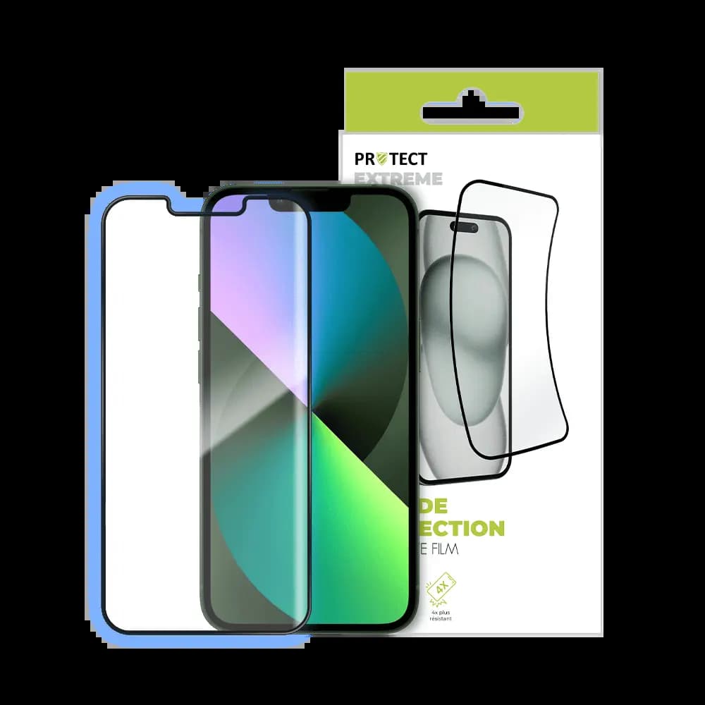 Film de protection extrême 7H – Apple iPhone 13 mini – PROTECT Transparent - Vue 30
