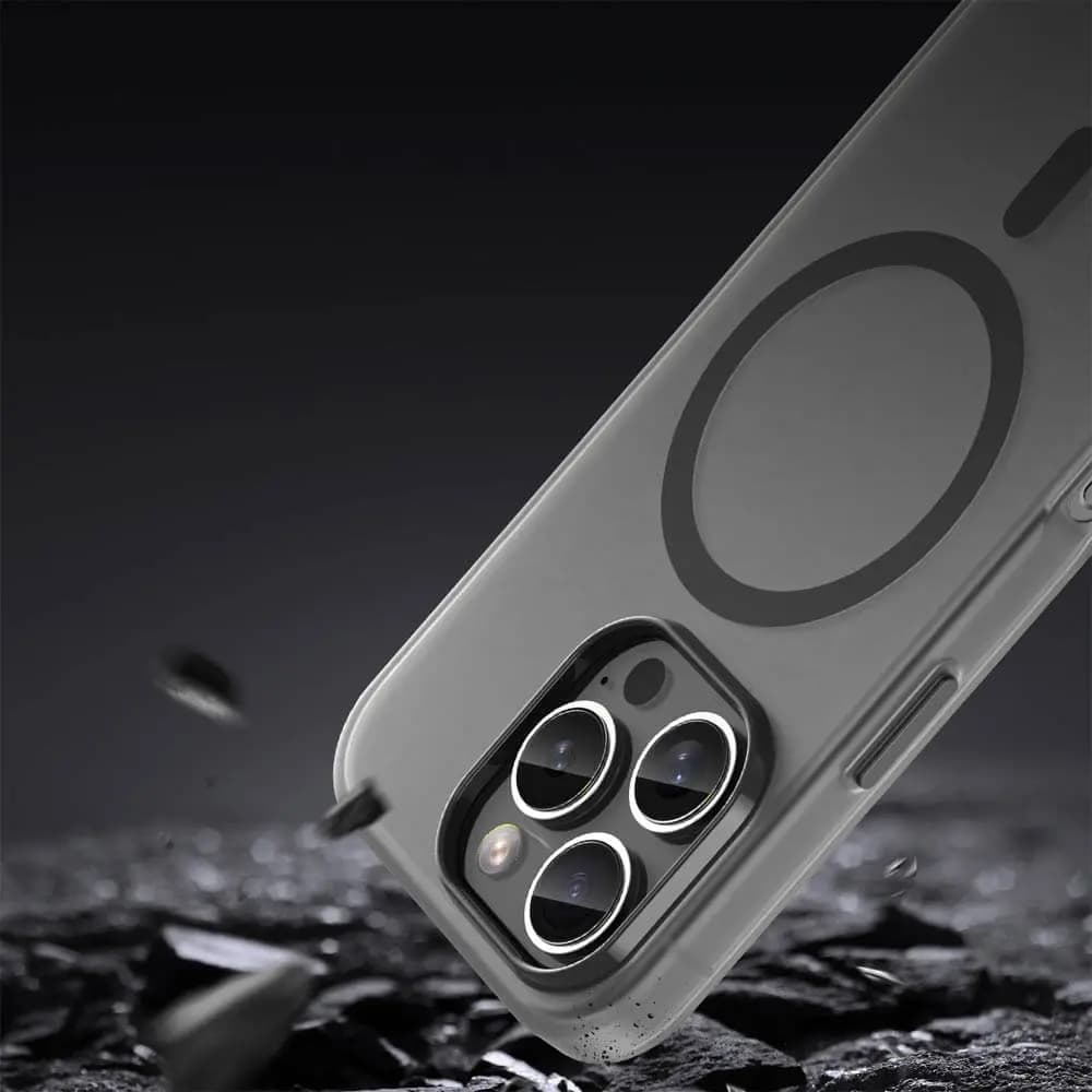 Coque MagSafe bi-matière – iPhone 16 Pro – PROTECT MF-006 Noir - Vue 24