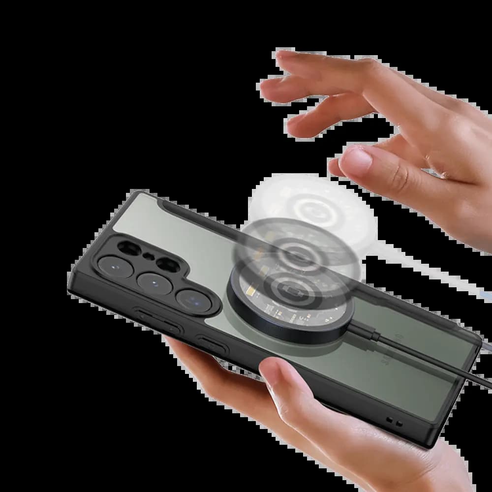 Housse folio MagSafe Samsung Galaxy S23 Ultra 5G – Dux Ducis Skin X Pro Violet - Vue 7