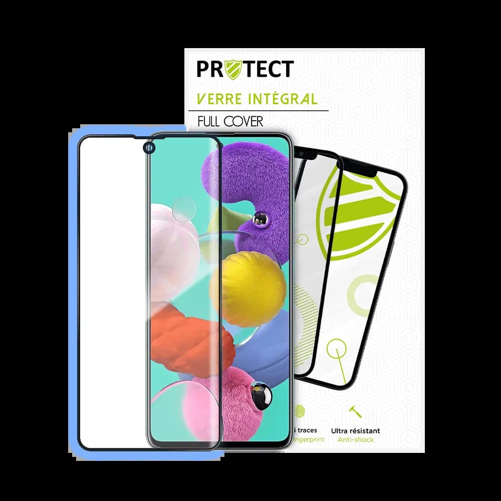 Verre trempé intégral 5D 9H – protection écran compatible Samsung Galaxy A51 / S20 FE 5G / S20 FE 4G – PROTECT Noir - Vue 8