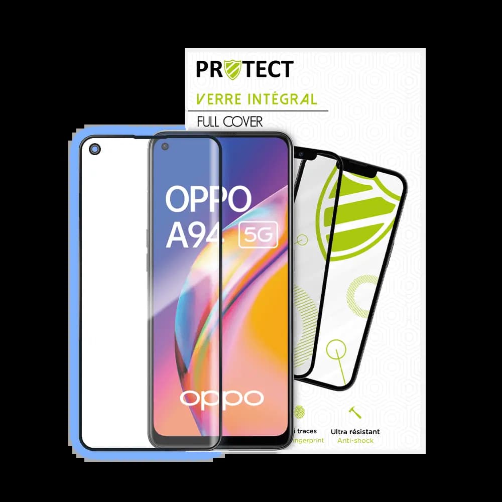 Verre trempé intégral 5D 9H – protection écran OPPO A94 5G – PROTECT Noir - Vue 24