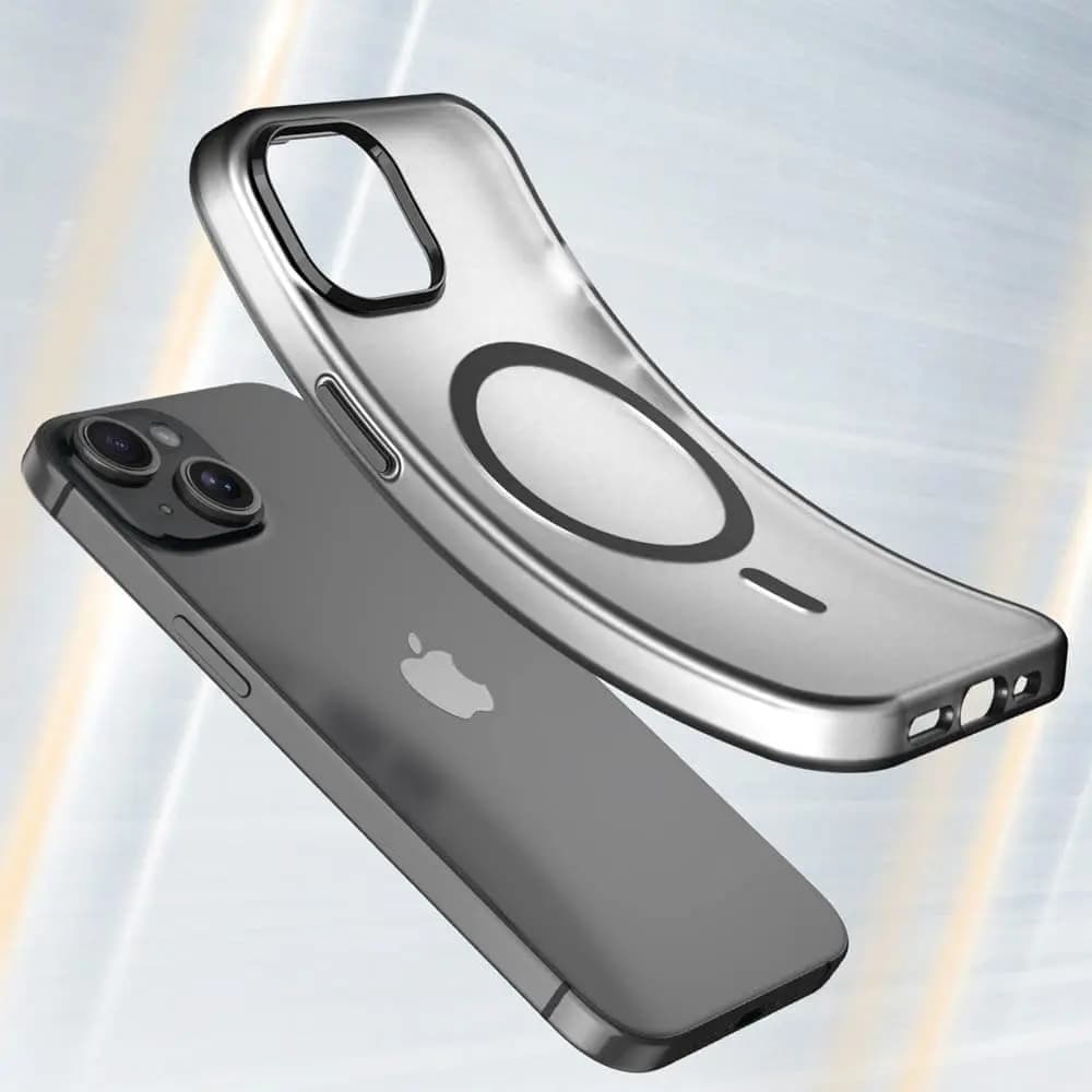 Coque MagSafe bi-matière –  iPhone 14 Plus – PROTECT MF-006 Noir - Vue 4