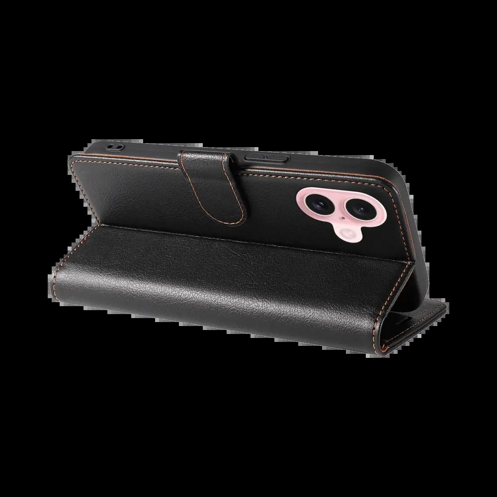 Housse folio anti-RFID iPhone 16 – PROTECT IP011 Noir - Vue 4