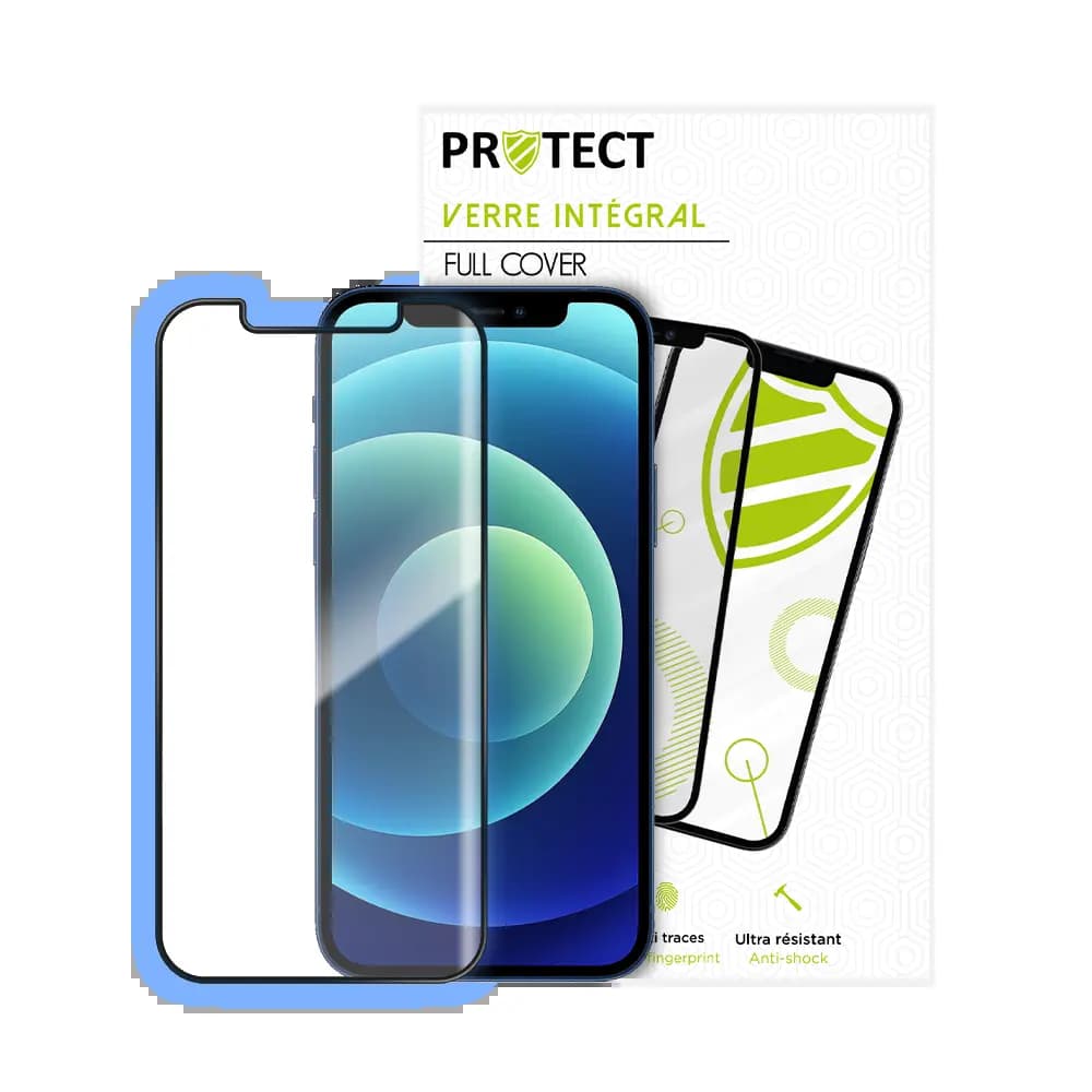 Verre trempé intégral 5D 9H – protection écran Apple iPhone 12 mini – PROTECT Noir - Vue 24