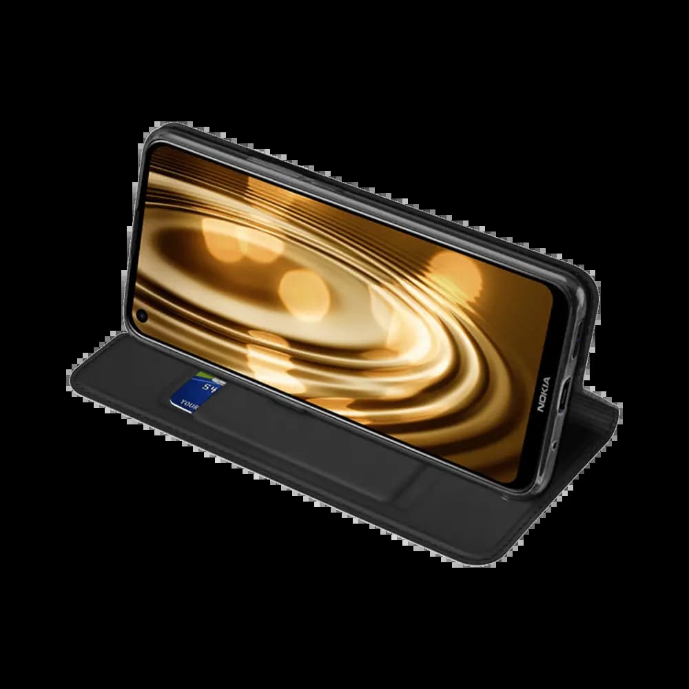 Housse folio Nokia 5.4 porte-carte – Dux Ducis Skin Pro Noir - Vue 16