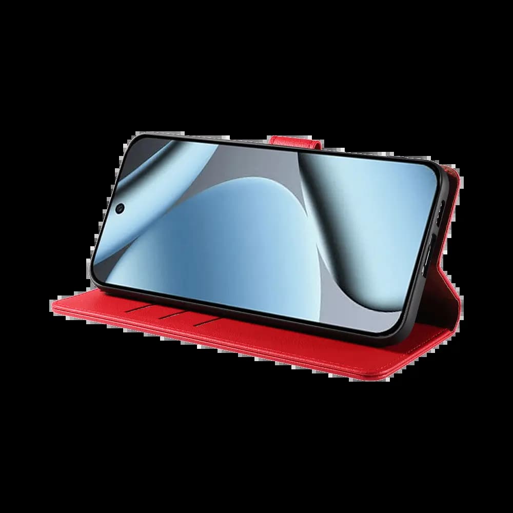 Housse folio anti-RFID compatible Google Pixel 9 / 9 Pro / 10/ 10 Pro PROTECT IP011 Rouge - Vue 13