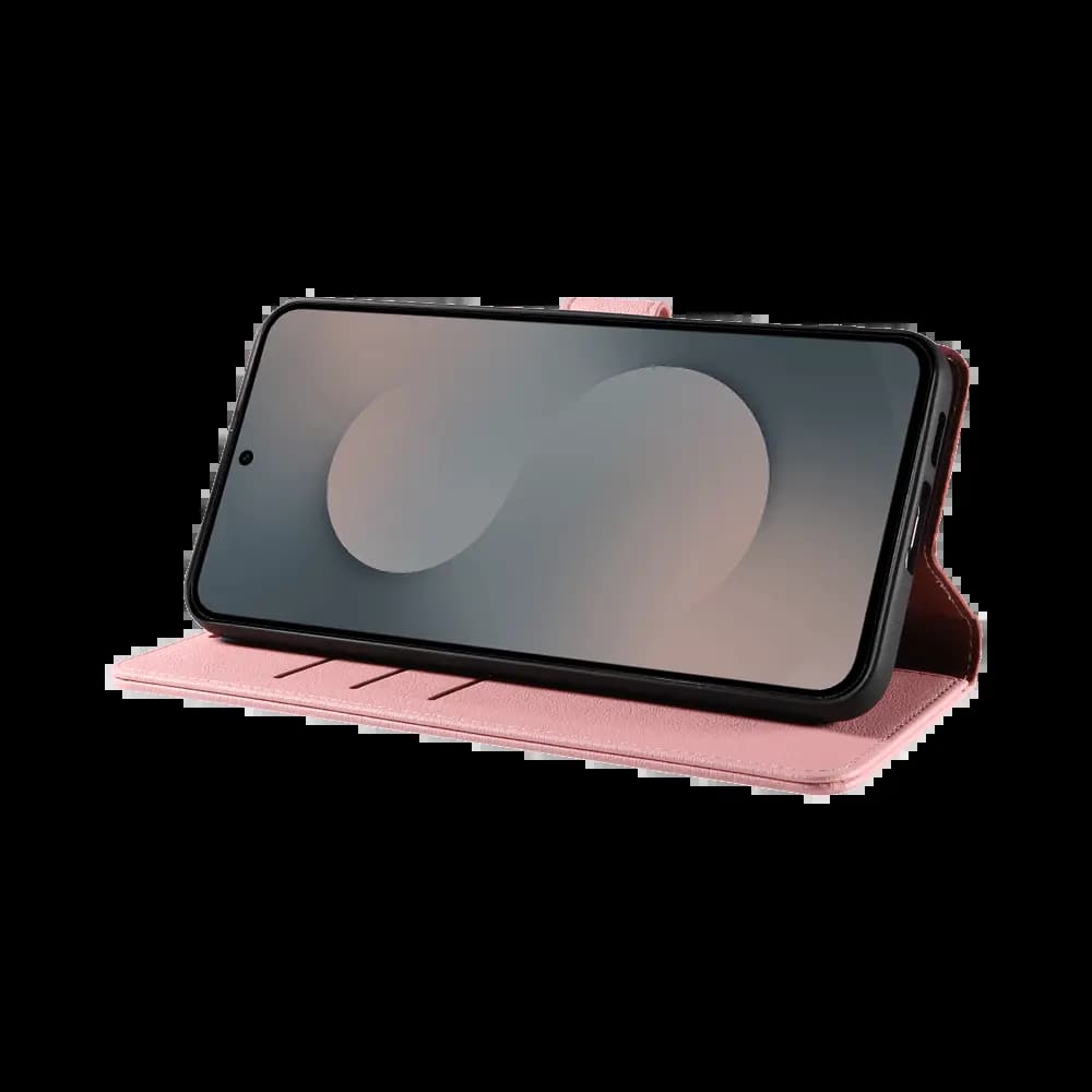 Housse folio anti-RFID Samsung Galaxy S25 FE – PROTECT IP011 Rose - Vue 17