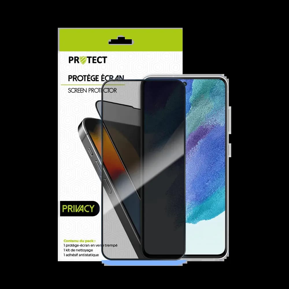 Verre trempé anti-espions 9H – Samsung Galaxy S21 5G – PROTECT Transparent - Vue 20