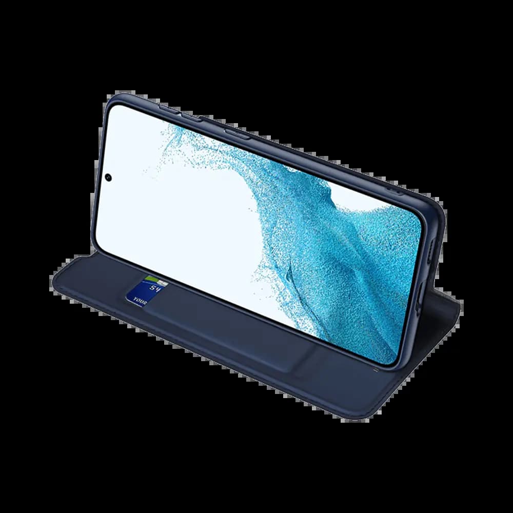 Housse folio Samsung Galaxy S22+ porte-carte – Dux Ducis Skin Pro Noir - Vue 7
