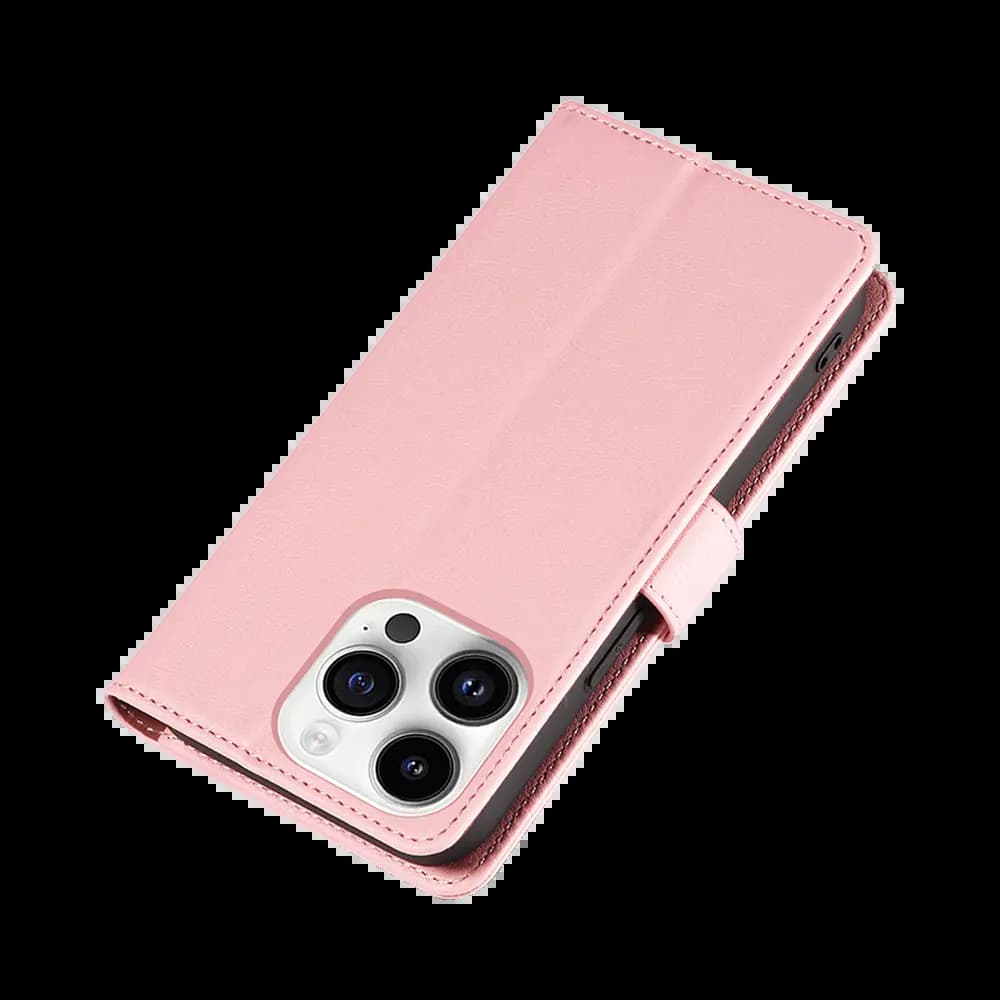 Housse folio anti-RFID iPhone 14 Pro – PROTECT IP011 Rose - Vue 36