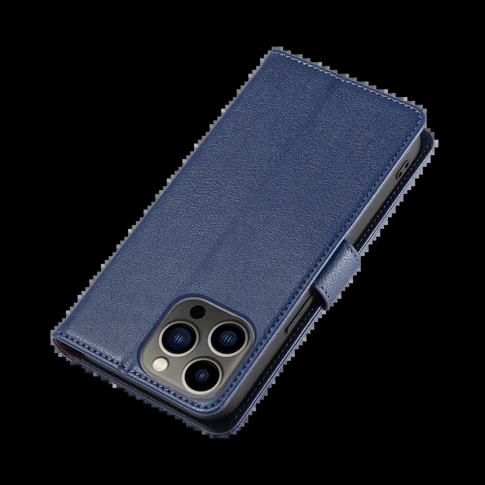 Housse folio anti-RFID iPhone 12 Pro Max – PROTECT IP011 Bleu Marine - Vue 36