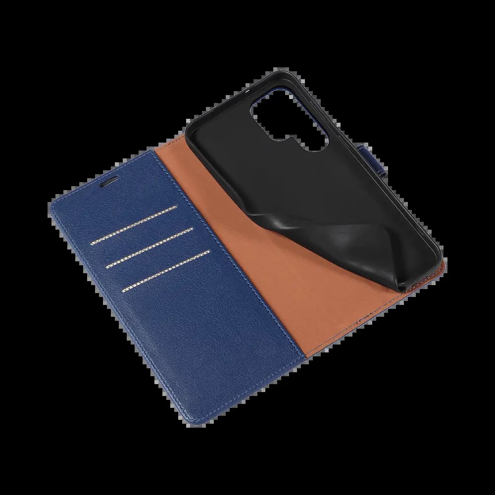 Housse folio anti-RFID Samsung Galaxy S26+ – PROTECT IP011 Bleu Marine - Vue 9