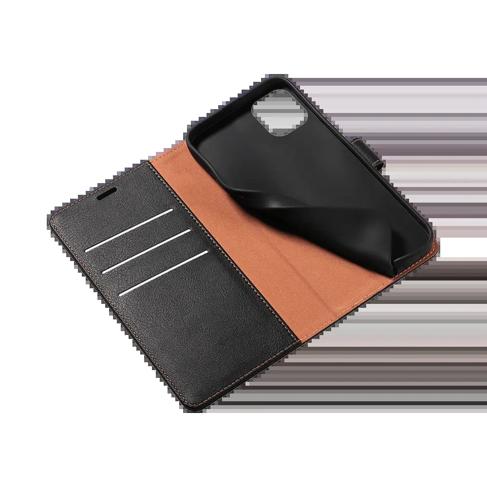 Housse folio anti-RFID iPhone 12 mini – PROTECT IP011 Noir - Vue 10