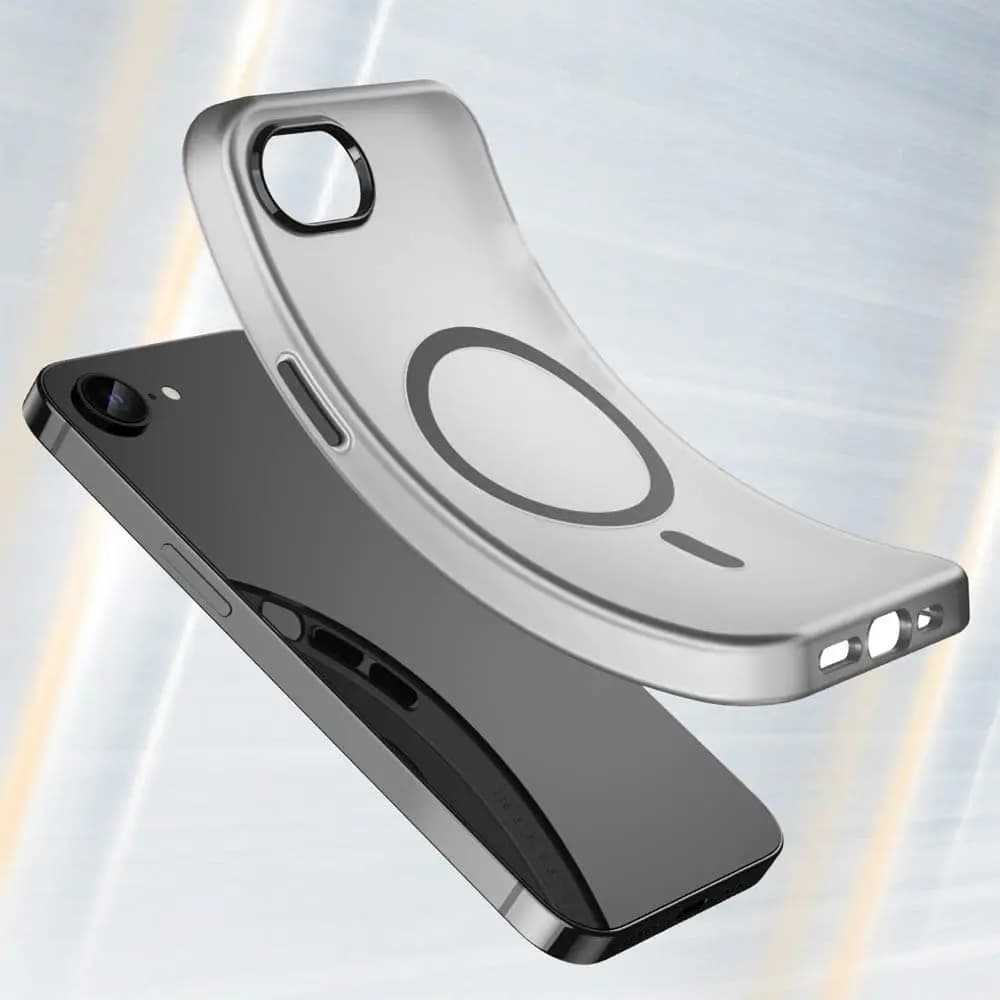 Coque MagSafe iPhone 16e / iPhone 17e bi-matière – PROTECT MF-006 Noir - Vue 4