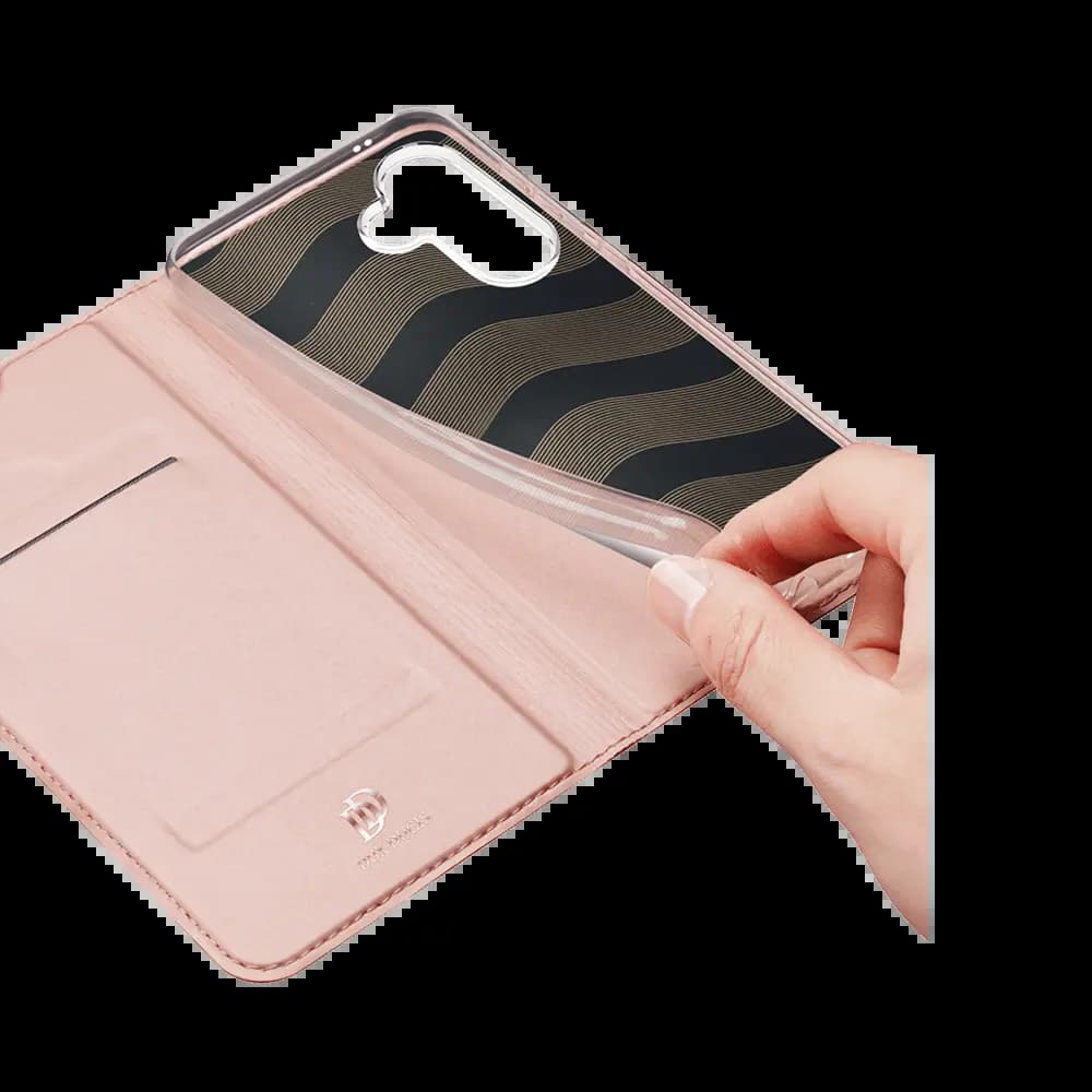 Housse folio Samsung Galaxy A37 5G porte-carte – Dux Ducis Skin Pro Bleu - Vue 20