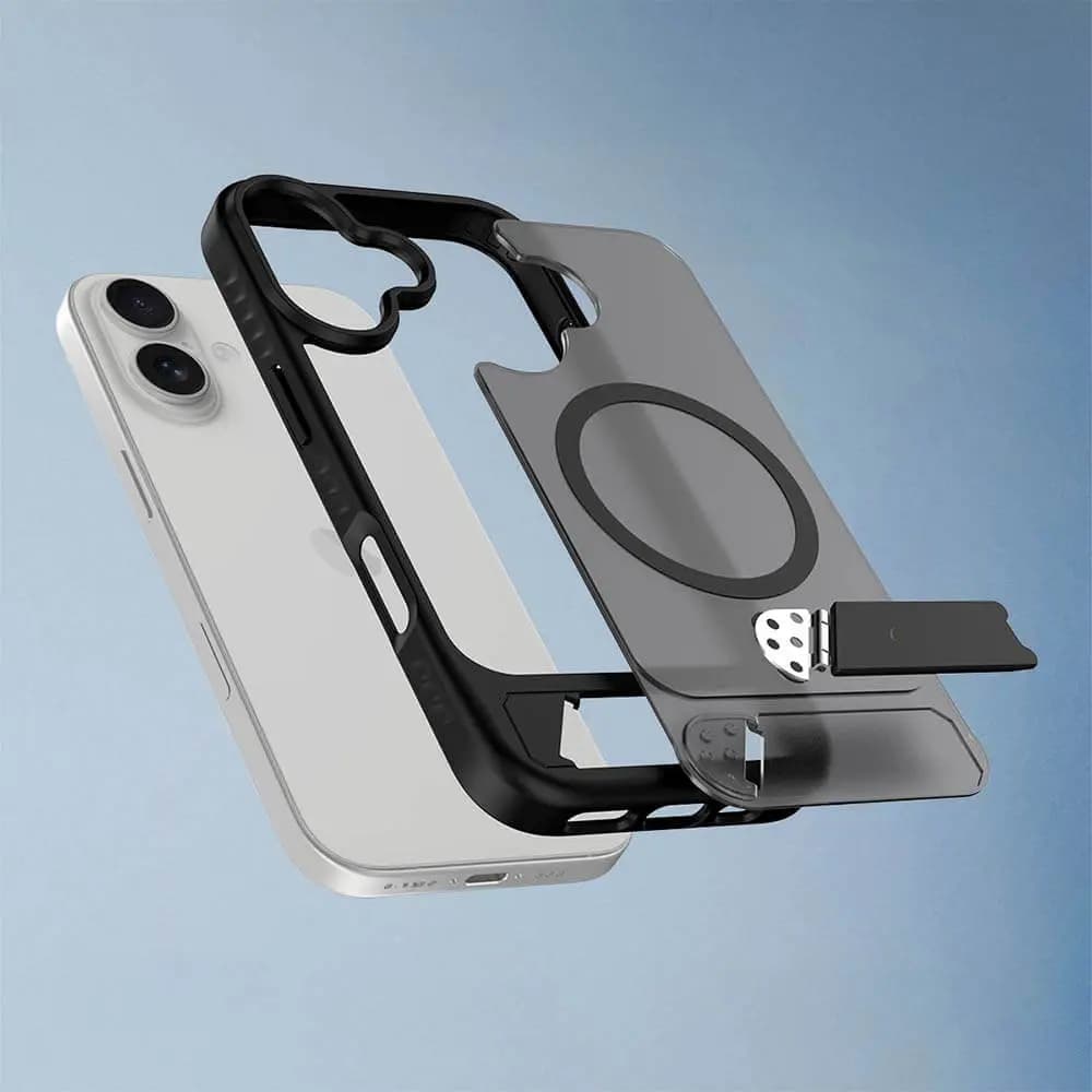 Coque de protection MagSafe avec support – Apple iPhone 17 – PROTECT IF014 Noir - Vue 32