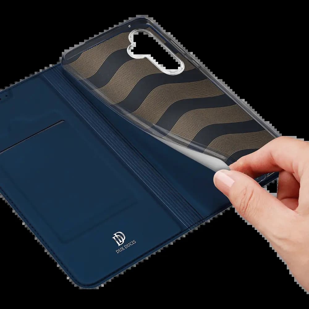 Housse folio MagSafe Samsung Galaxy A35 – Dux Ducis Skin X Pro Noir - Vue 9