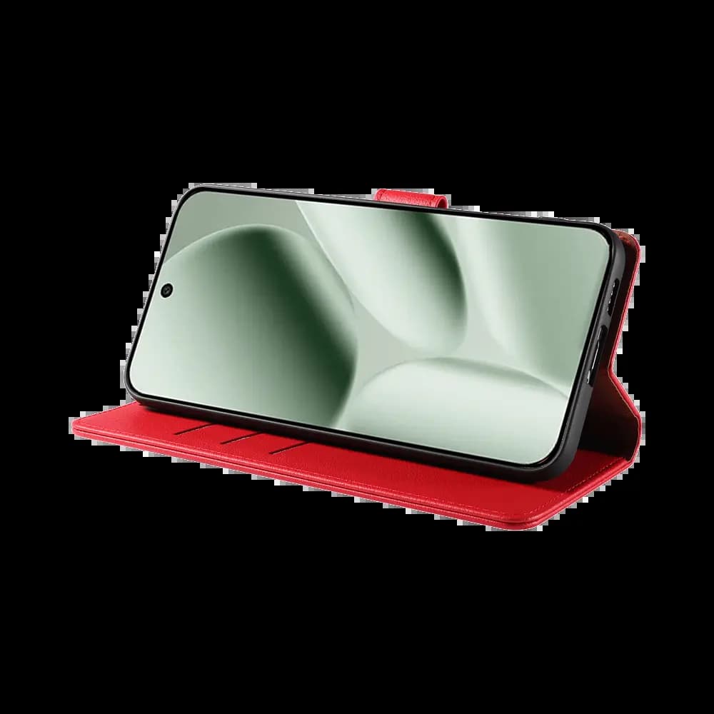 Housse folio anti-RFID compatible Google Pixel 9 Pro XL / 10 Pro XL PROTECT IP011 Rouge - Vue 13