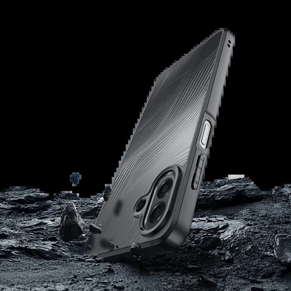 Coque anti-chocs finition mate – Samsung Galaxy A07 4G – Dux Ducis Aimo Noir - Vue 24