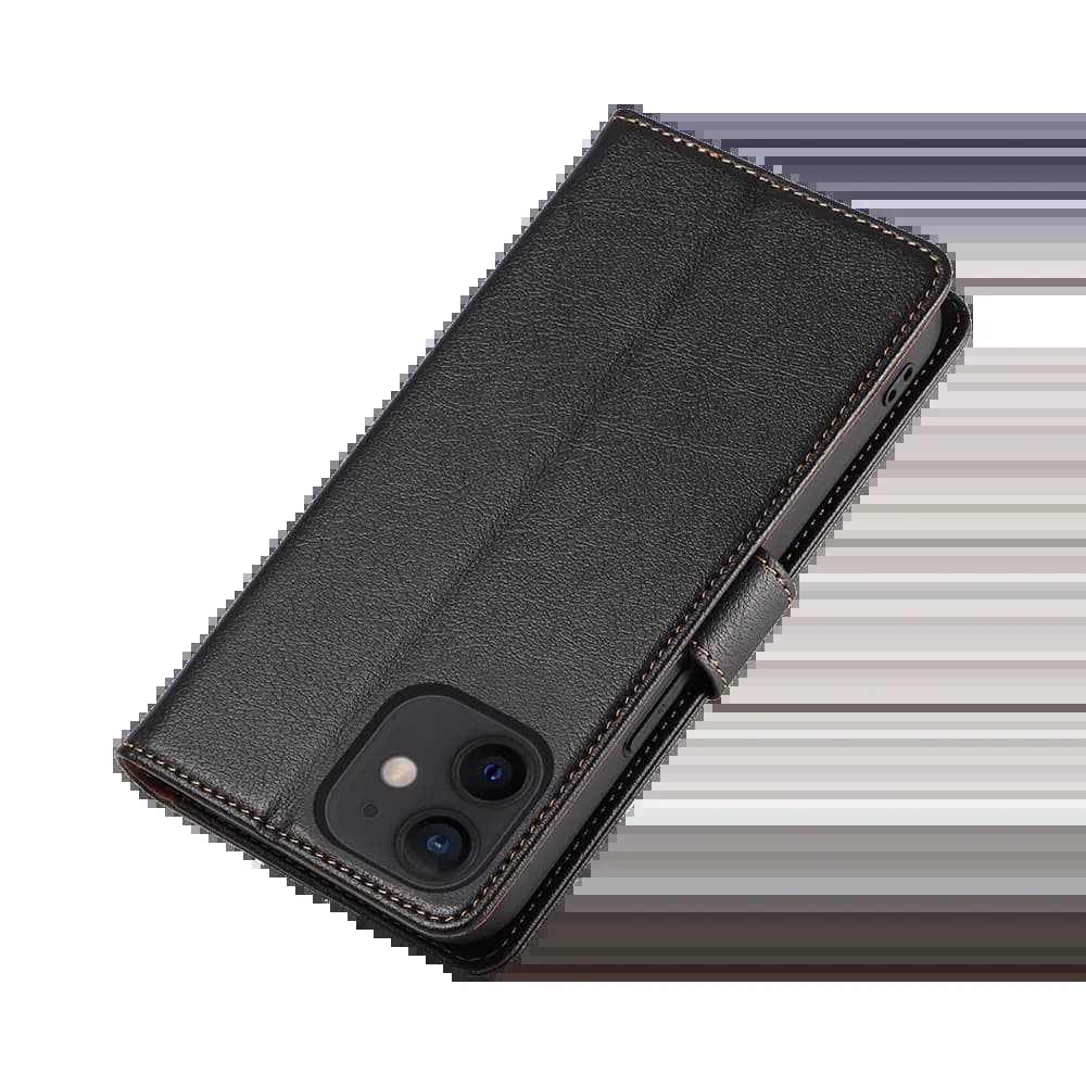 Housse folio anti-RFID iPhone 12 mini – PROTECT IP011 Noir - Vue 36