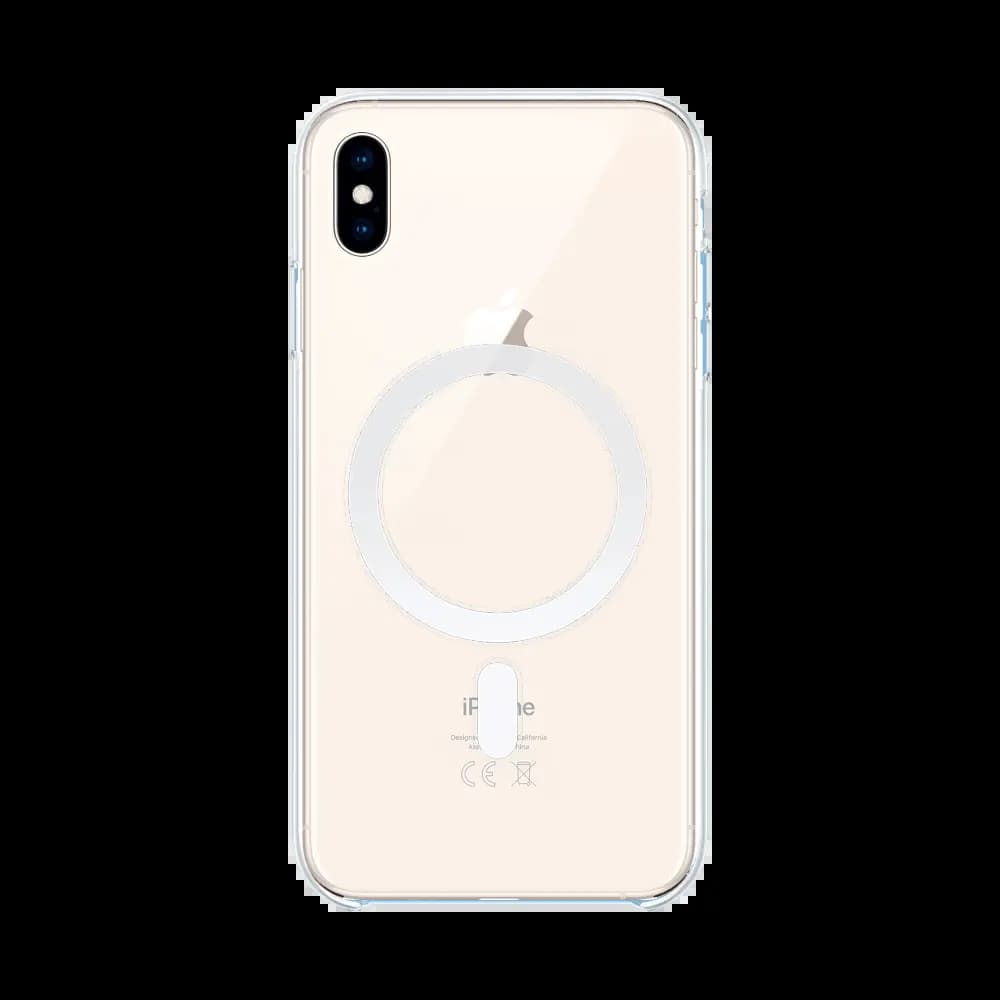 Coque transparente silicone MagSafe – iPhone XS Max  - Vue 12