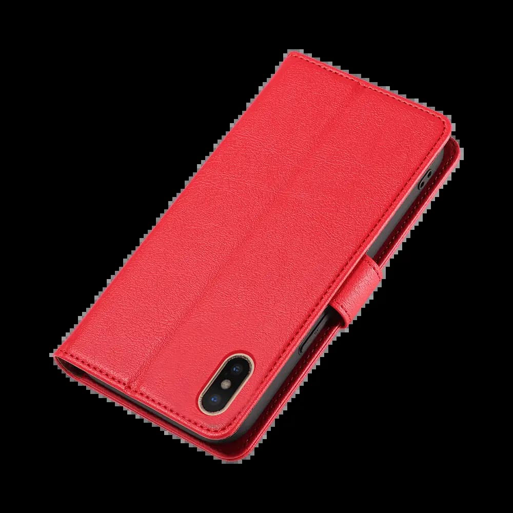 Housse folio anti-RFID iPhone XS Max – PROTECT IP011 Rouge - Vue 36