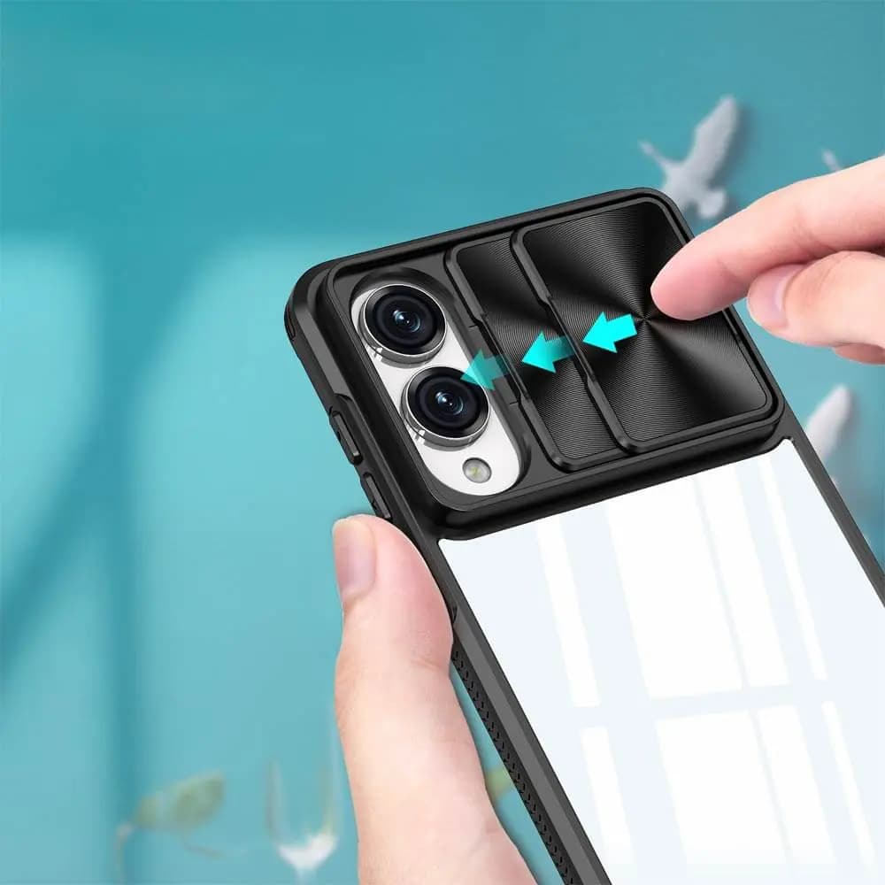 Coque avec cache caméra – Samsung Galaxy S25 Edge – PROTECT IE027 Noir - Vue 12