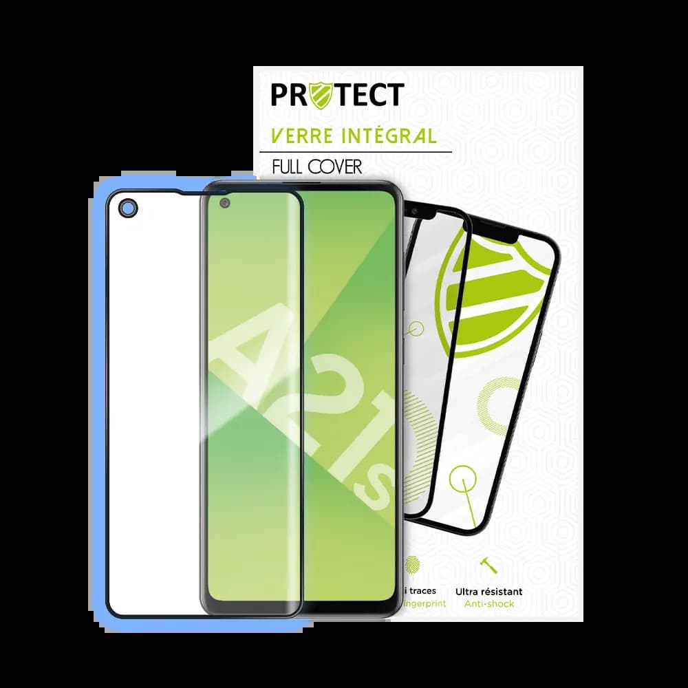Verre trempé intégral 5D 9H – protection écran Samsung Galaxy A21s – PROTECT Noir - Vue 24
