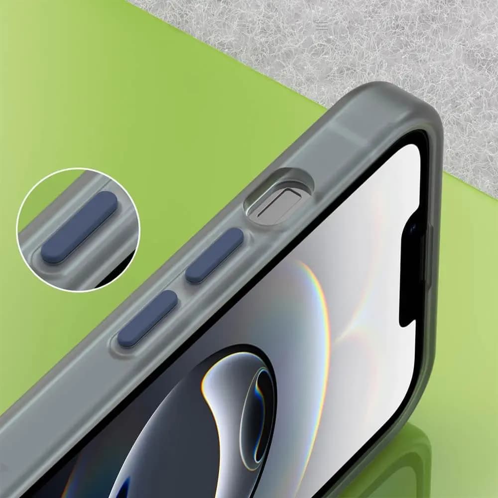 Coque MagSafe iPhone 16e / iPhone 17e bi-matière – PROTECT MF-006 Bleu Marine - Vue 7