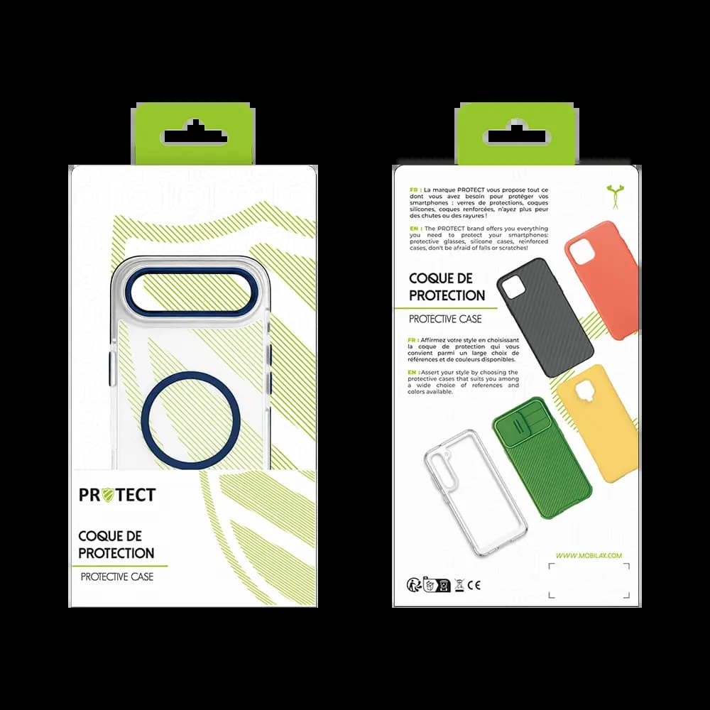 Coque MagSafe antichoc iPhone Air – PROTECT MS01 Bleu - Vue 12