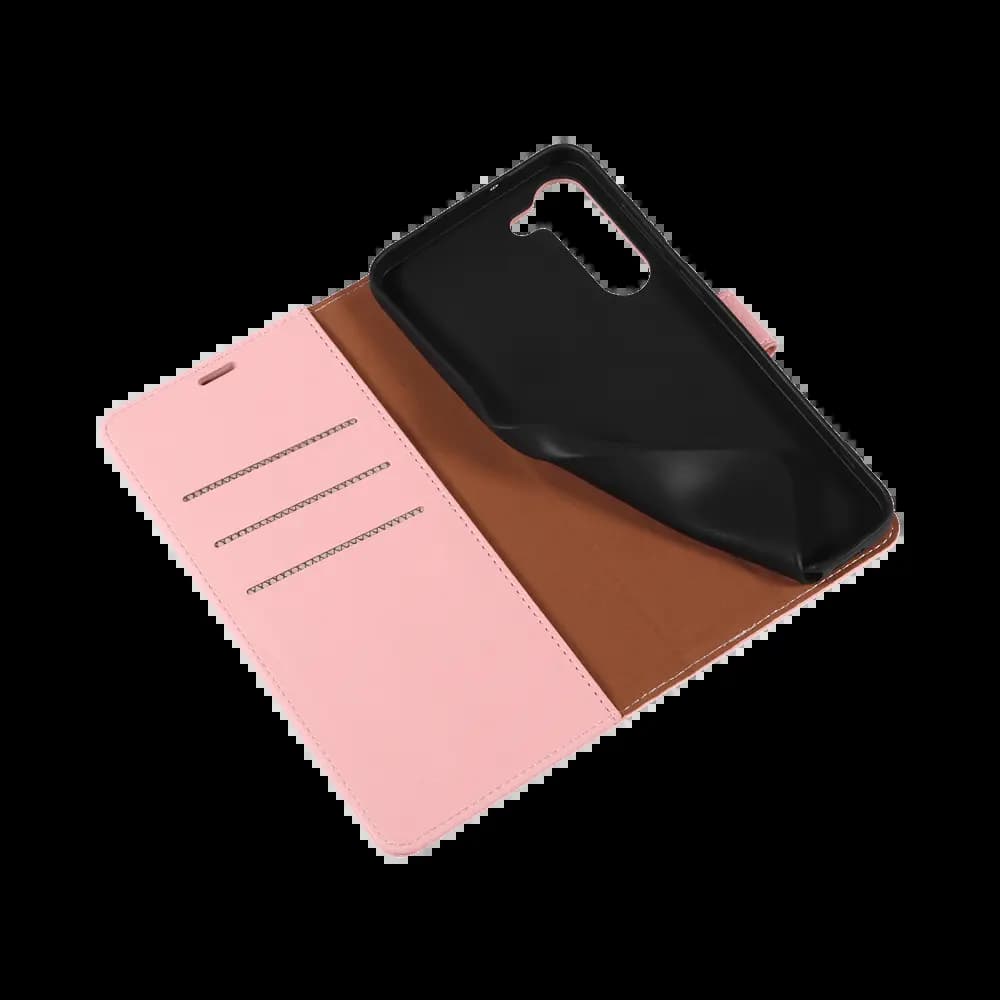 Housse folio anti-RFID Samsung Galaxy S22 – PROTECT IP011 Rose - Vue 10