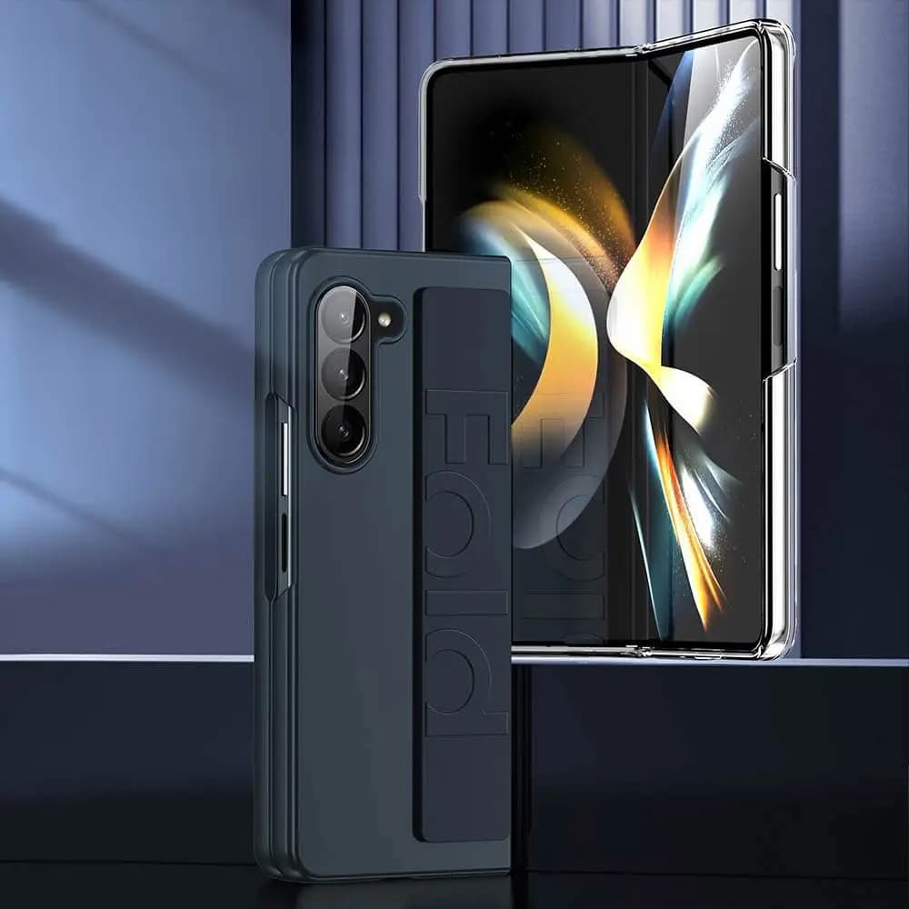 Coque de Protection avec Lanière Z-FO2 Samsung Galaxy Z Fold 6 5G Bleu - Vue 4