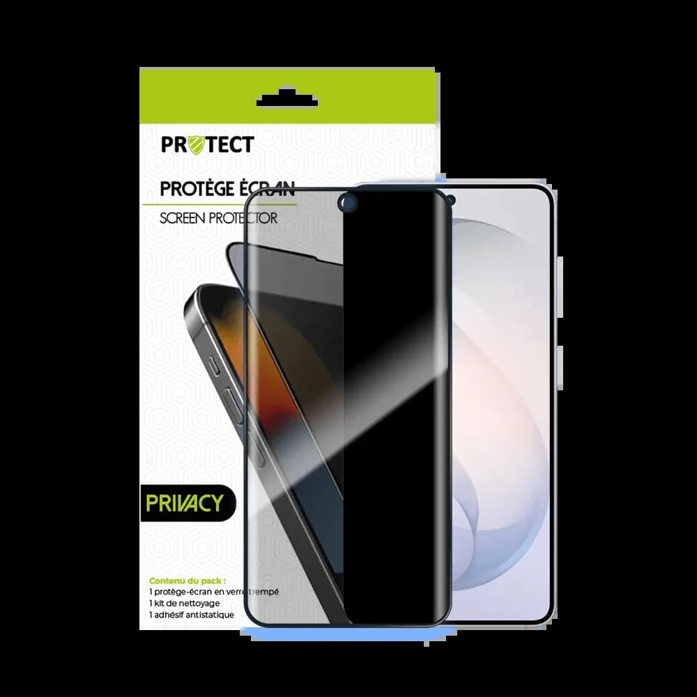 Verre trempé anti-espions 9H – Samsung Galaxy S26 – PROTECT Transparent - Vue 20