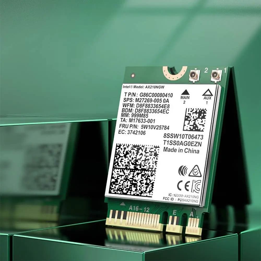 Carte WiFi 6 PCI-E + Bluetooth 5374 Mbps - Comfast CF-AX210-M - Vue 48