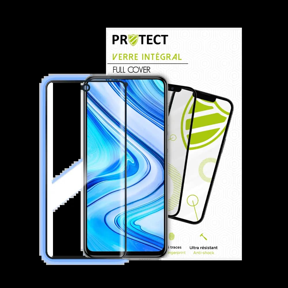 Verre trempé intégral 5D 9H – protection écran compatible Xiaomi Redmi Note 9S / 9 Pro 4G – PROTECT Noir - Vue 24