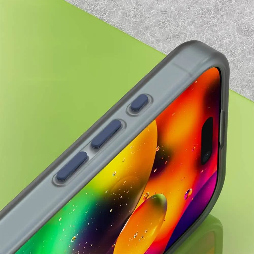 Coque MagSafe bi-matière – iPhone 17 – PROTECT MF-006 Bleu Marine - Vue 9