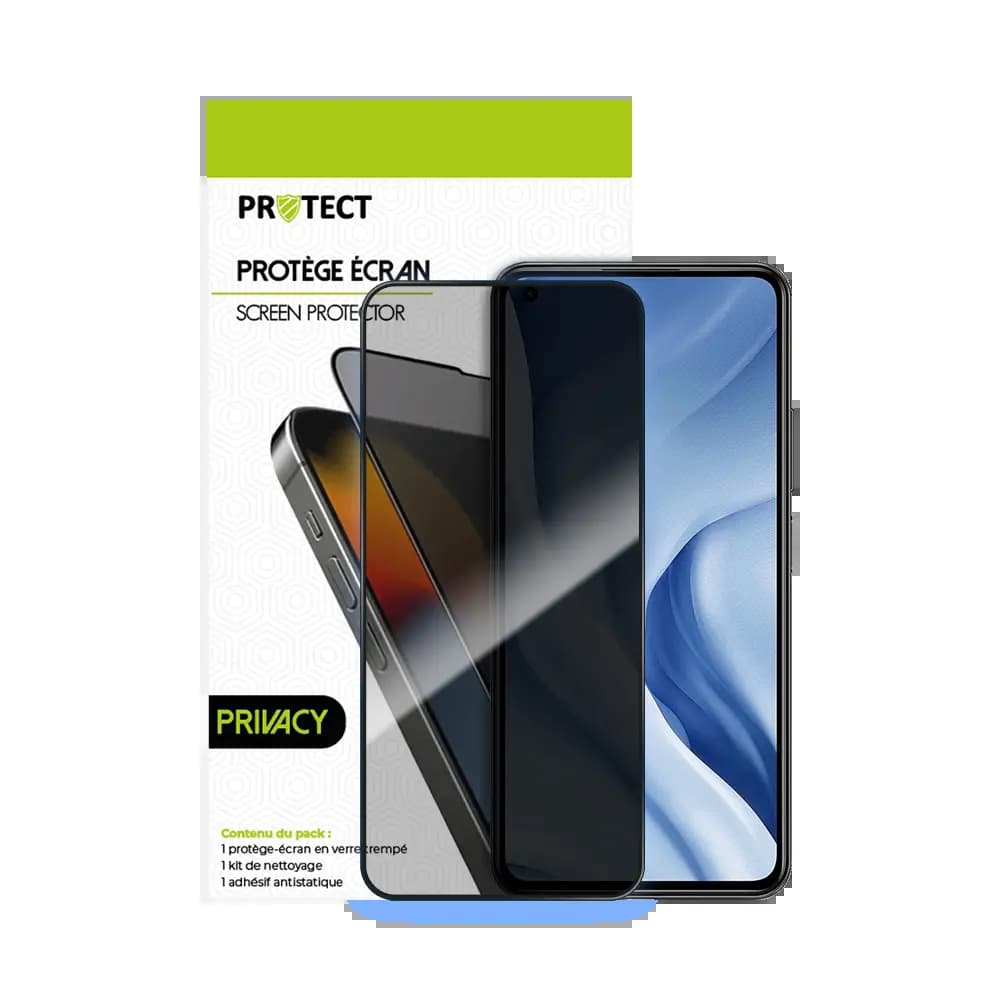 Verre trempé anti-espions 9H – Xiaomi Mi 11 Lite 5G – PROTECT Transparent - Vue 20