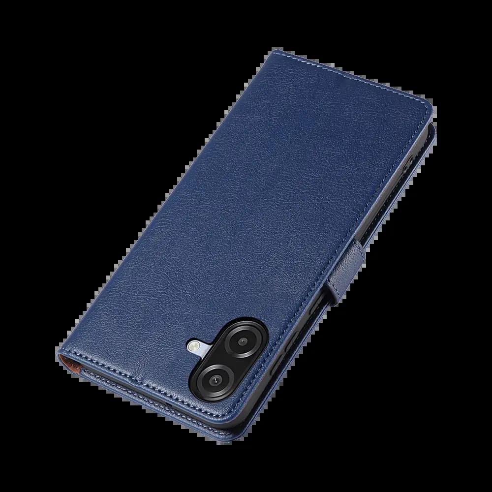 Housse folio anti-RFID Samsung Galaxy A07 4G – PROTECT IP011 Bleu Marine - Vue 48