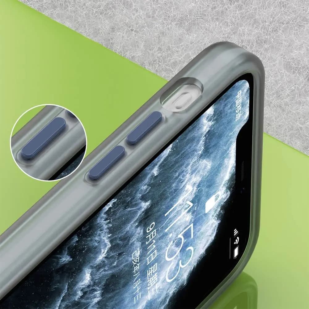 Coque MagSafe bi-matière – iPhone 11 Pro Max – PROTECT MF-006 Bleu Marine - Vue 7