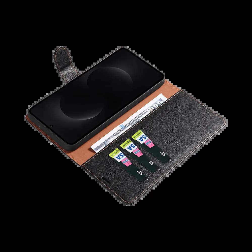 Housse folio anti-RFID Samsung Galaxy S26 Ultra – PROTECT IP011 Noir - Vue 9