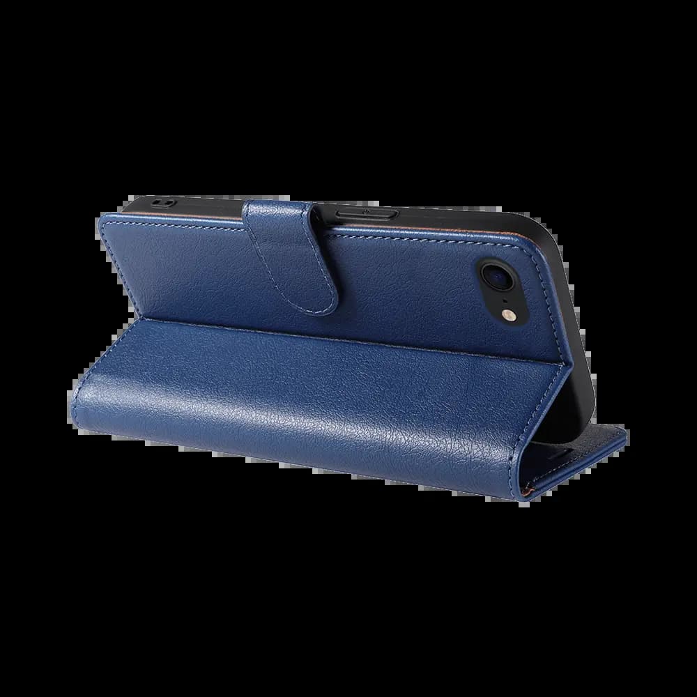 Housse folio anti-RFID iPhone 7 / 8 / SE – PROTECT IP011 Bleu Marine - Vue 7