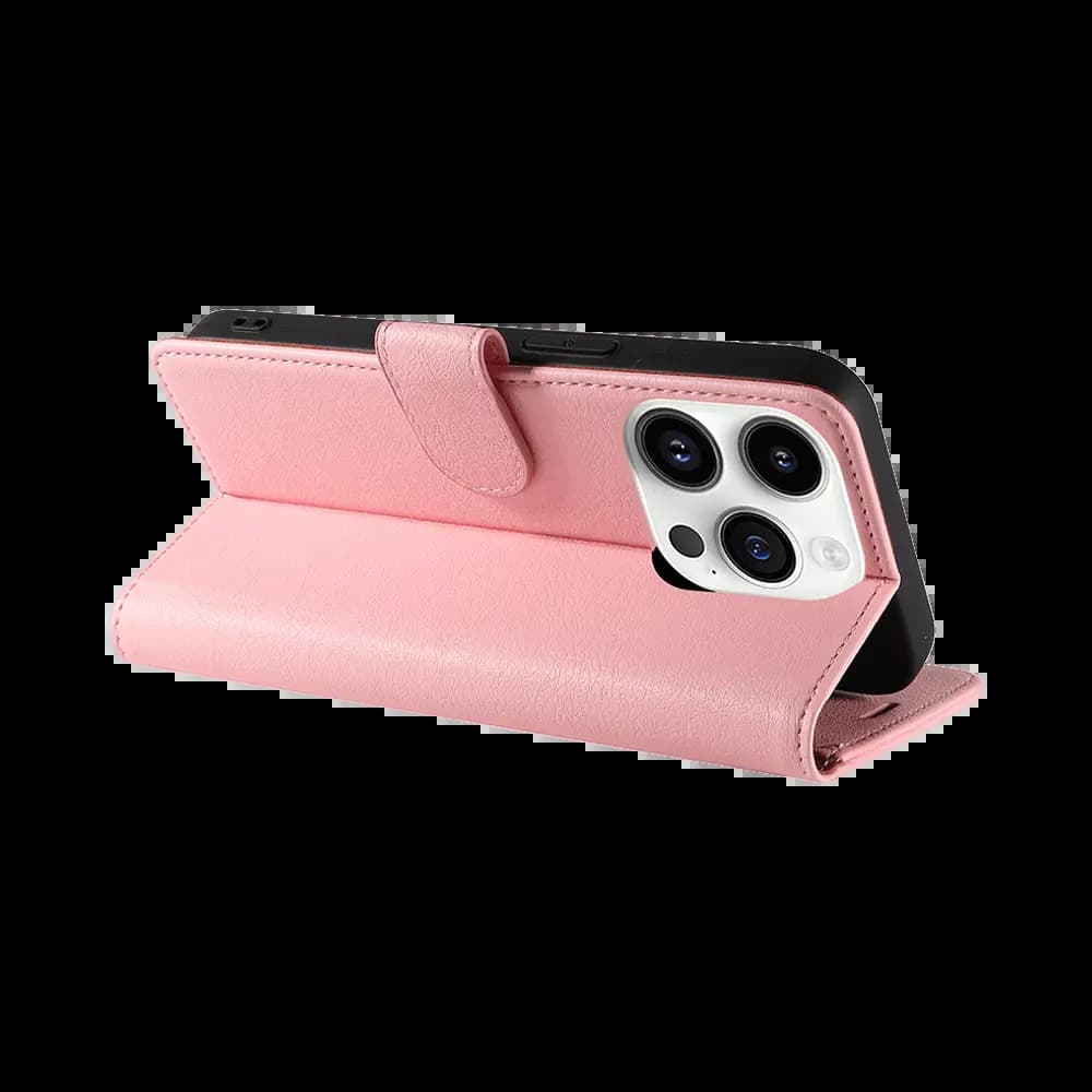 Housse folio anti-RFID iPhone 14 Pro – PROTECT IP011 Rose - Vue 4