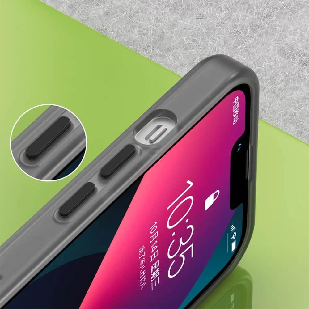 Coque MagSafe bi-matière – iPhone 13 – PROTECT MF-006 Noir - Vue 7