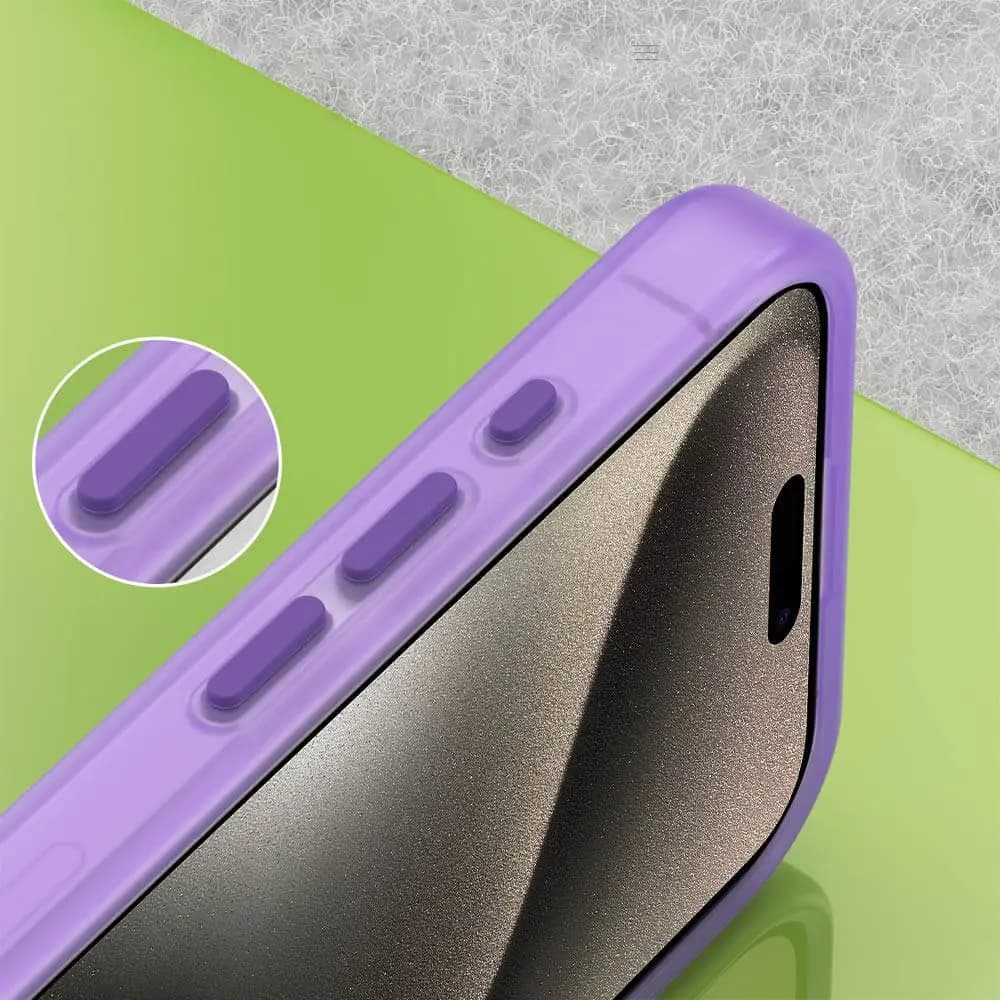 Coque MagSafe bi-matière – iPhone 15 Pro Max – PROTECT MF-006 Violet Foncé - Vue 7