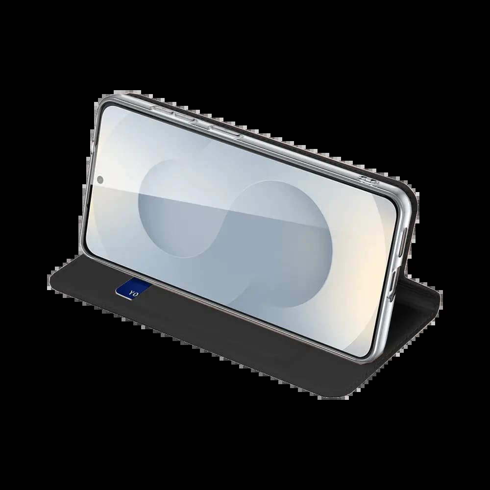 Housse folio Samsung Galaxy S26+ porte-carte – Dux Ducis Skin Pro Bleu - Vue 16