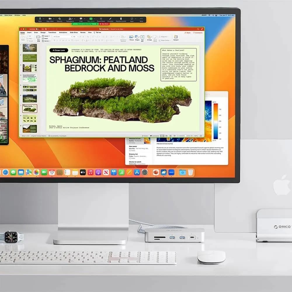 Disque Dur Externe SSD Orico avec Hub 10-en-1 (512Go) Argent - Vue 8