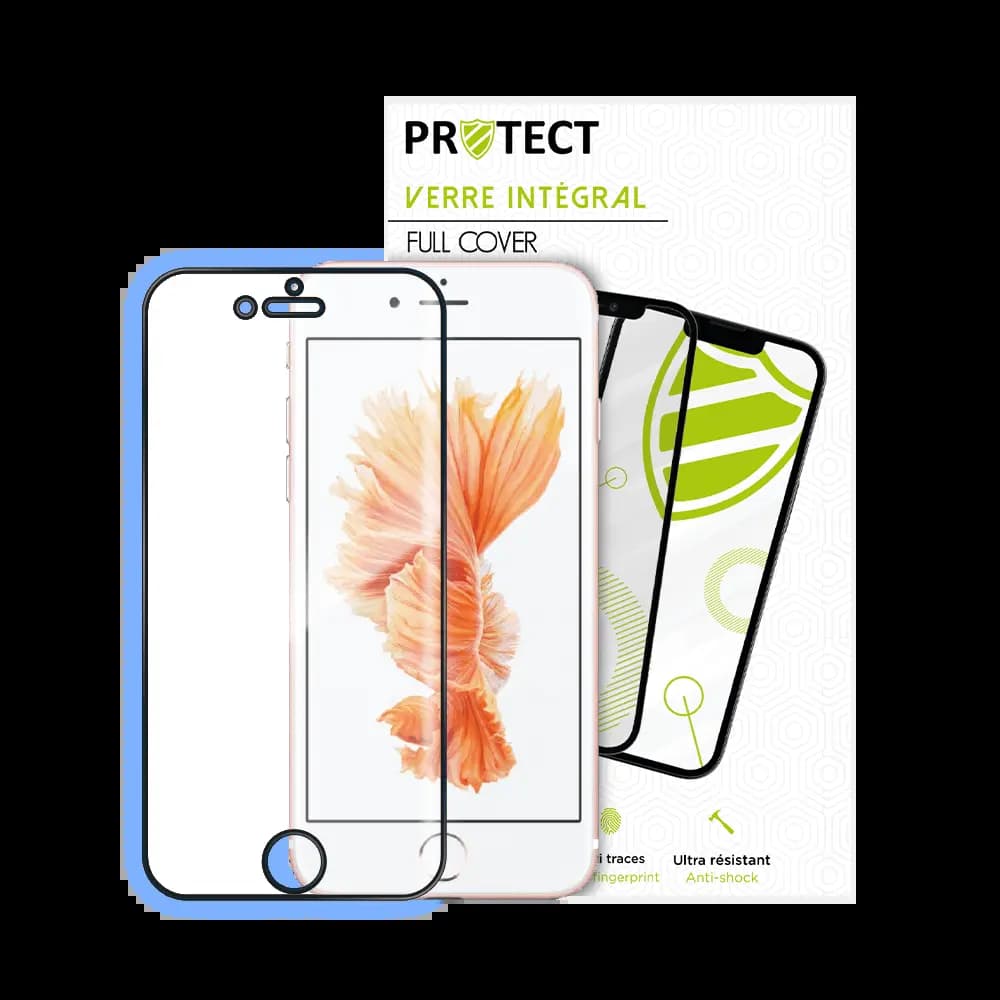 Verre trempé intégral 5D 9H – protection écran compatible Apple iPhone 6 / 6S – PROTECT Noir - Vue 24