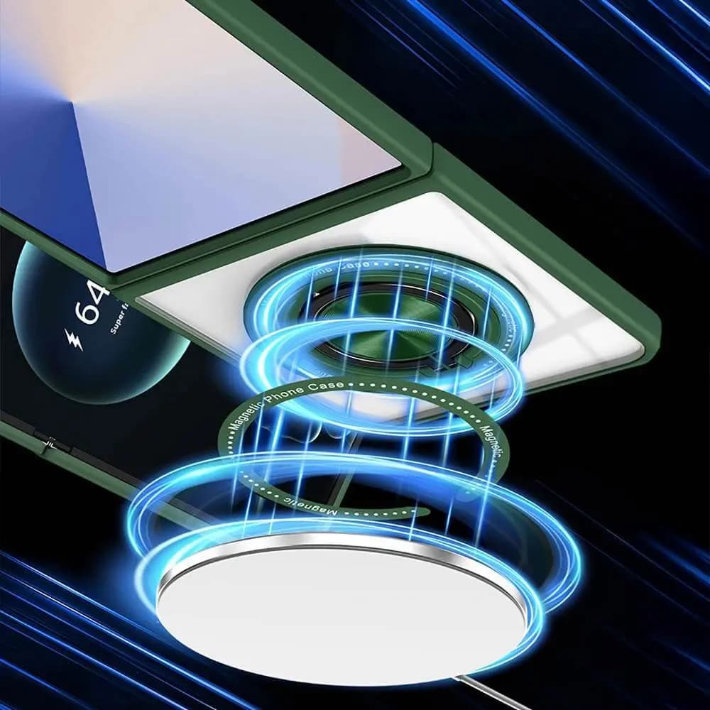 Coque de Protection Magnétique avec Bague 360° Z-FL3 Samsung Galaxy Z Flip 7 5G F766  Vert - Vue 7