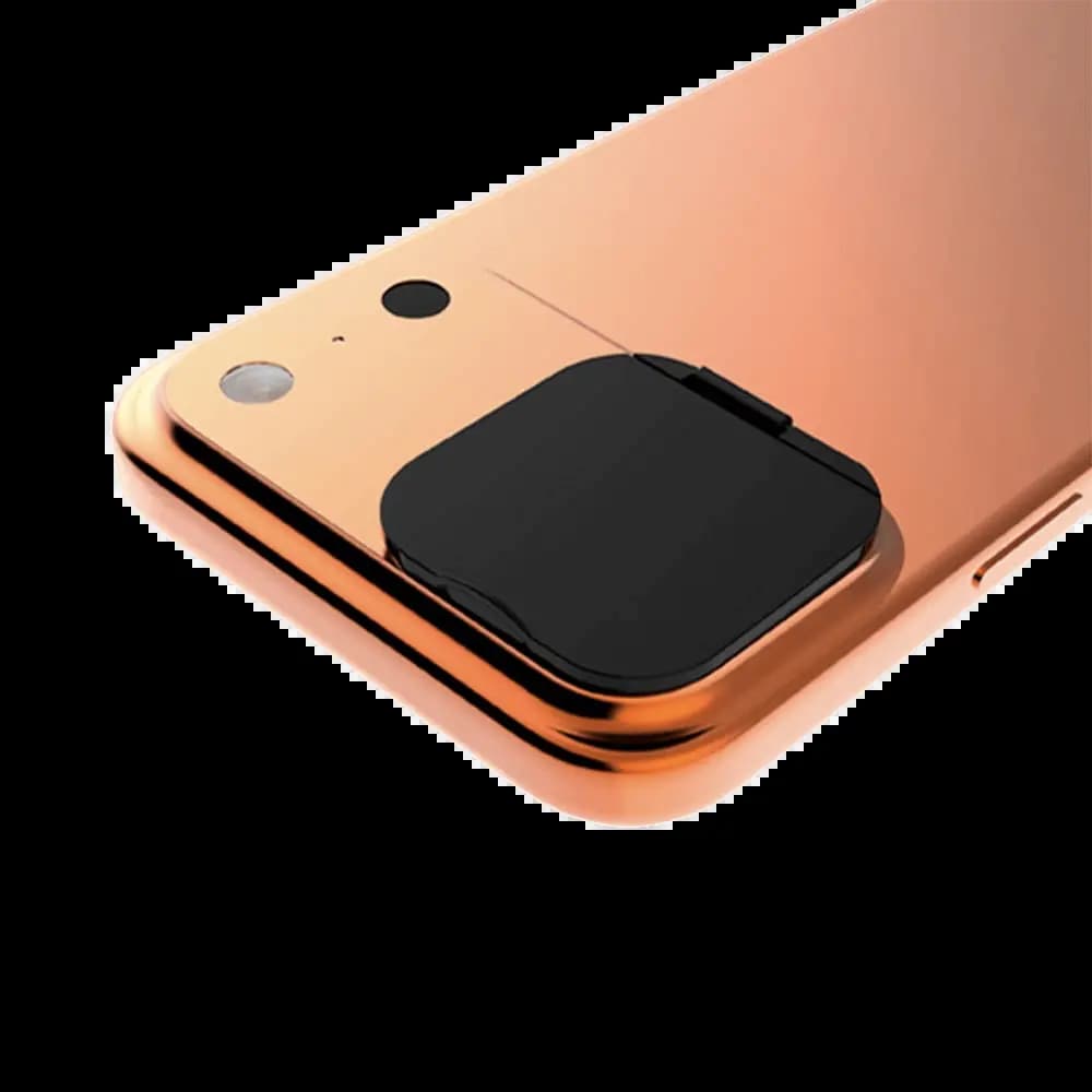 Protection Lentille avec Cache Camera Apple iPhone 17 Pro Noir - Vue 7