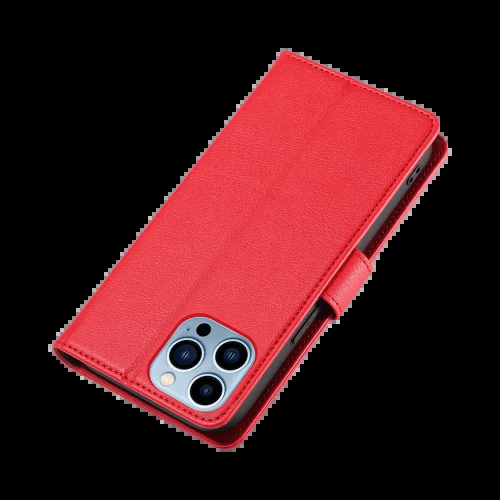 Housse folio anti-RFID iPhone 11 Pro Max – PROTECT IP011 Rouge - Vue 36
